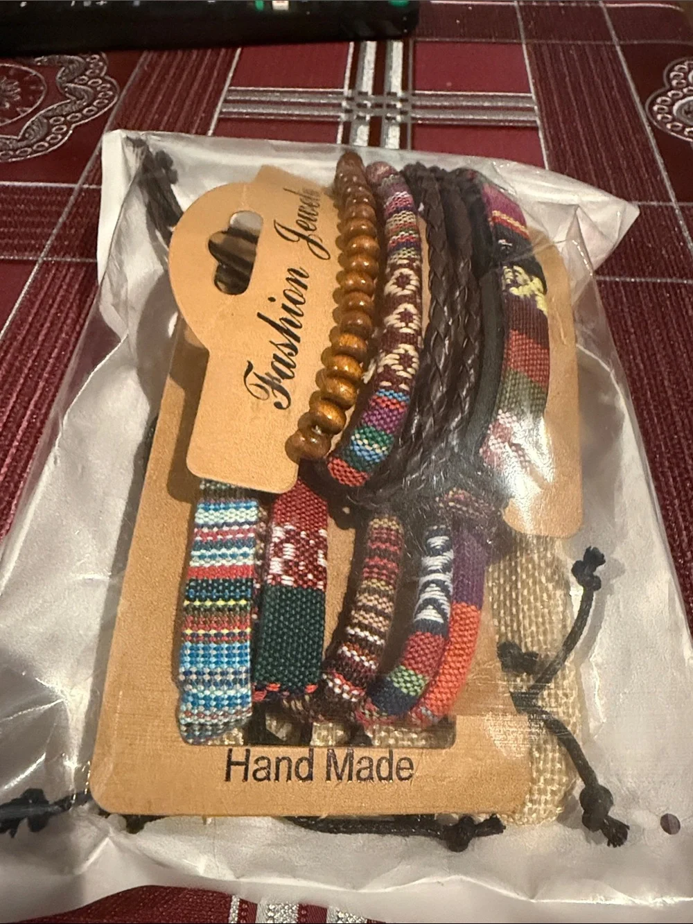 Fashion Jewelry Multicolor and Brown Boho Bracelet Set